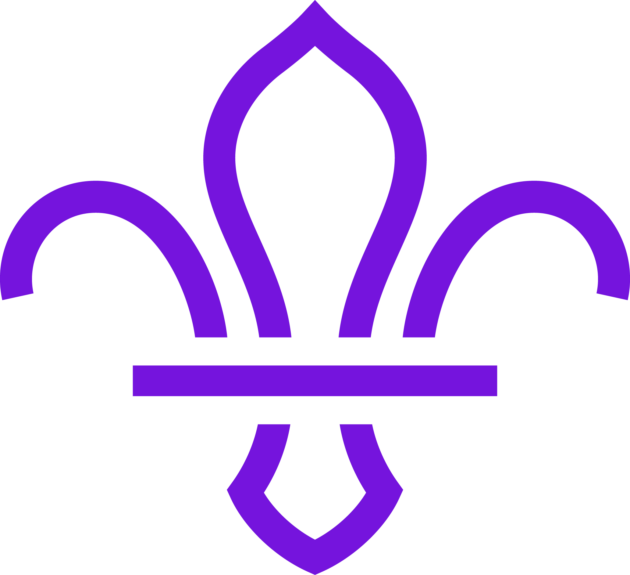 fleur de lis marque purple jpg