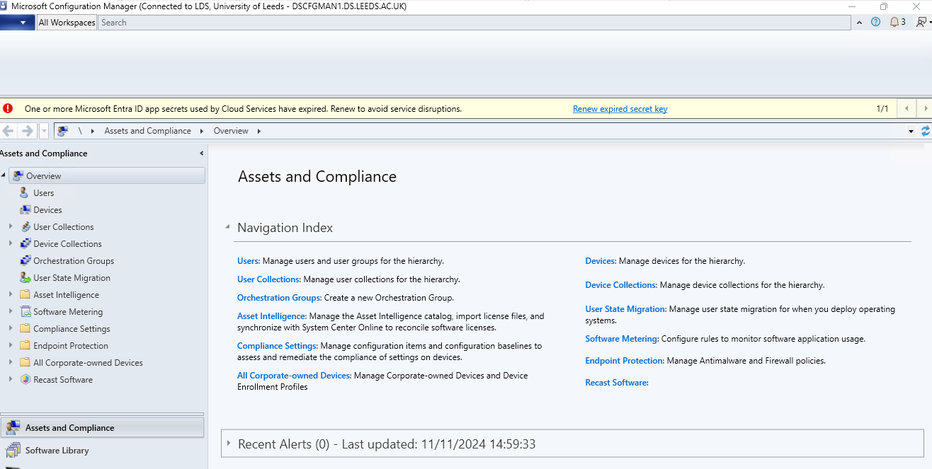 Configuration started